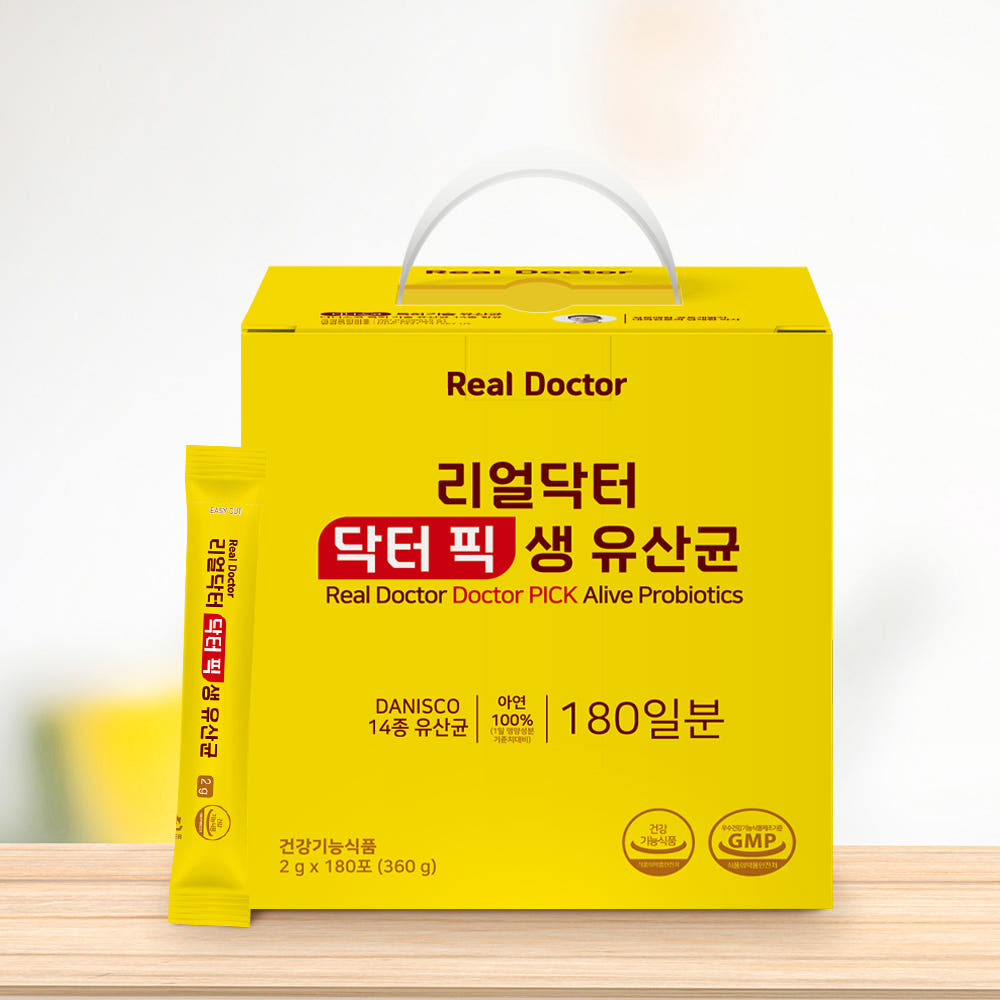 [Real Doctor] Doctor Pick Live Probiotics 2g*180ea(6個月分)