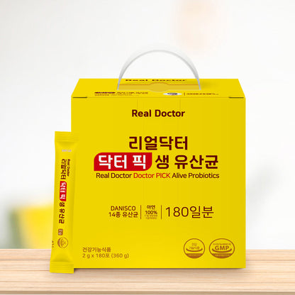[Real Doctor] Doctor Pick Live Probiotics 2g*180ea(6個月分)