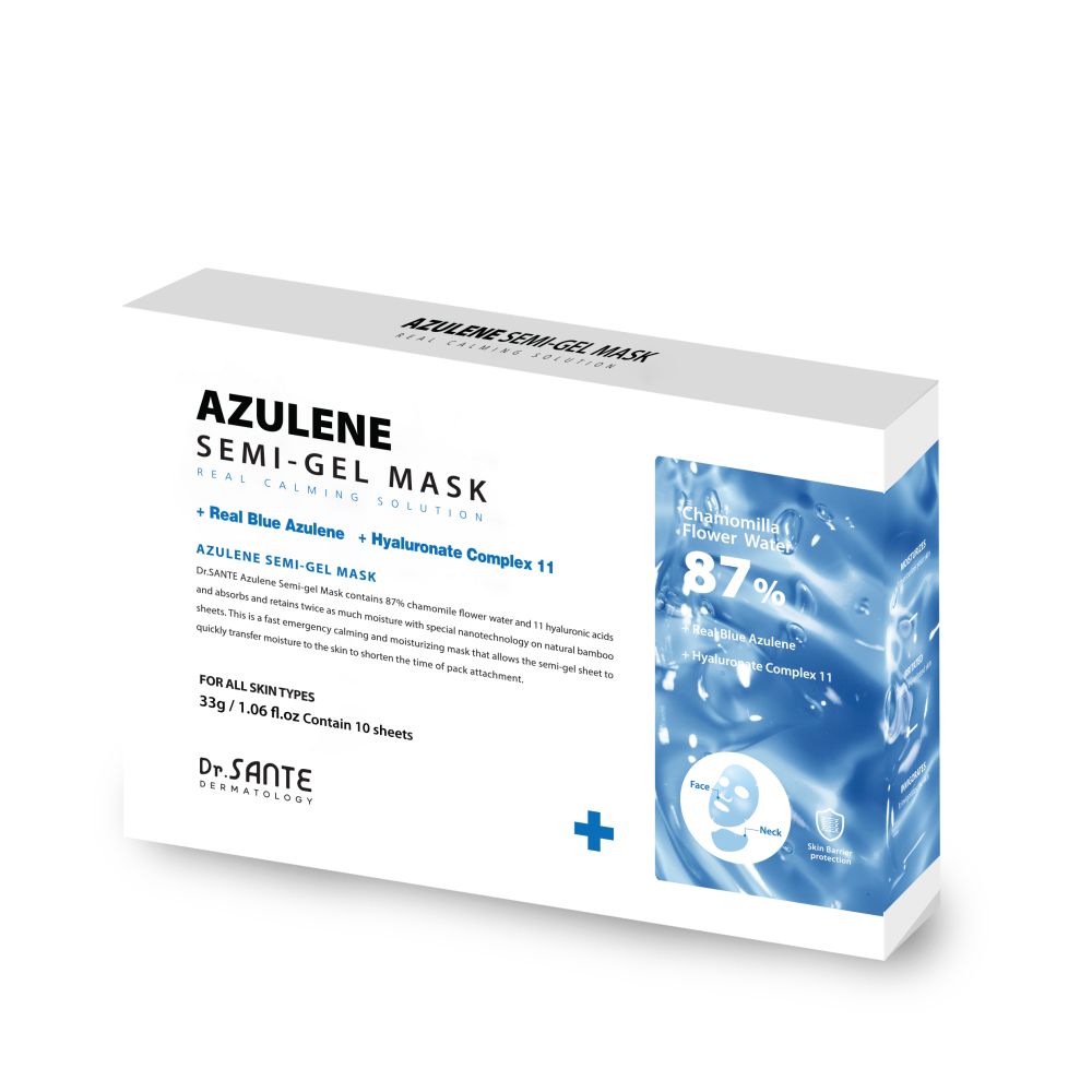 [Dr.SANTE] Azulene Soother Semi-gel Mask (33g x 10sheets)